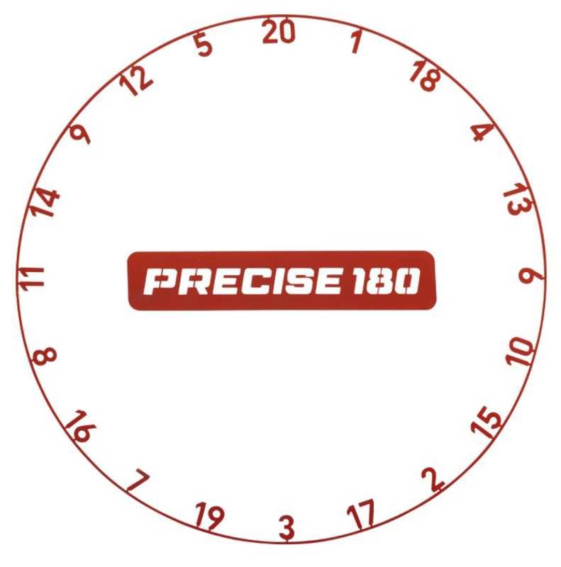 Precise180 Onepiece Zahlenringe